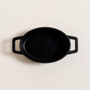 FUENTE OVAL FUNDICION 17X12 CM