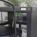 Combo MESA RUNKO 76 NEGRA + 4 SILLA RUNKO NEGRA