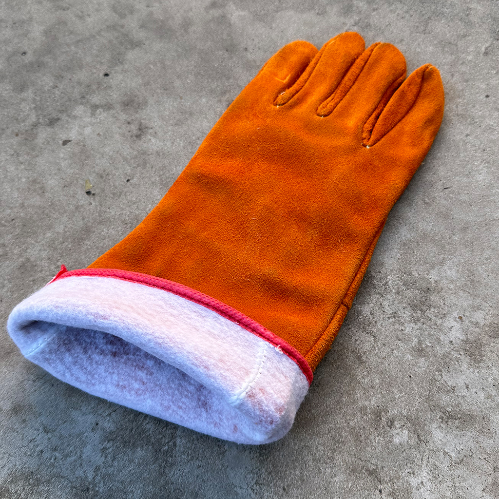 Guantes de cuero parrilleros