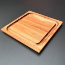Plato de madera Grandis 24 x 24