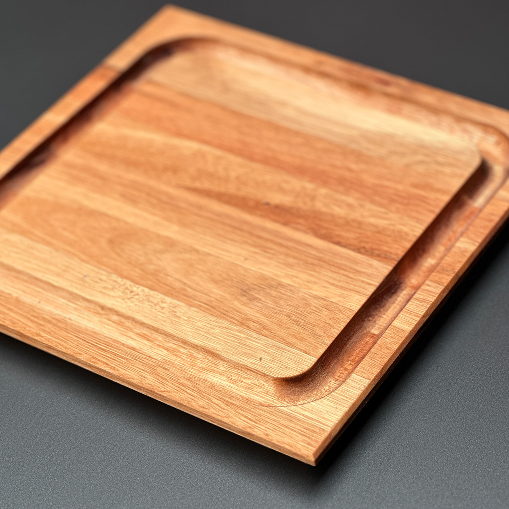 Plato de madera Grandis 24 x 24