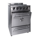 Cocina industrial con puerta de acero 60cm - Kokken