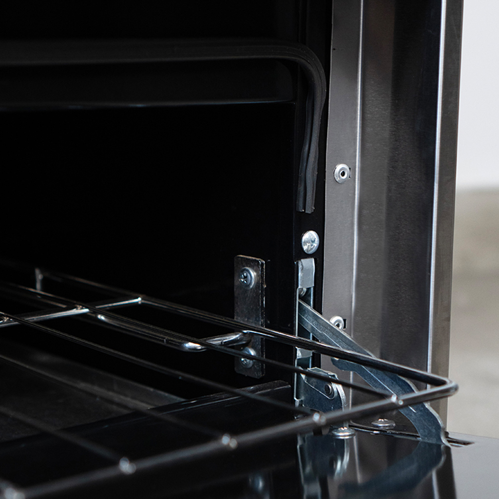 Cocina industrial con puerta de vidrio 60cm - Kokken