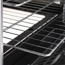 Cocina industrial con puerta de vidrio y plancheta 76cm - Kokken