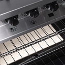 Cocina industrial con puerta de acero y 6 hornallas 76cm - Kokken