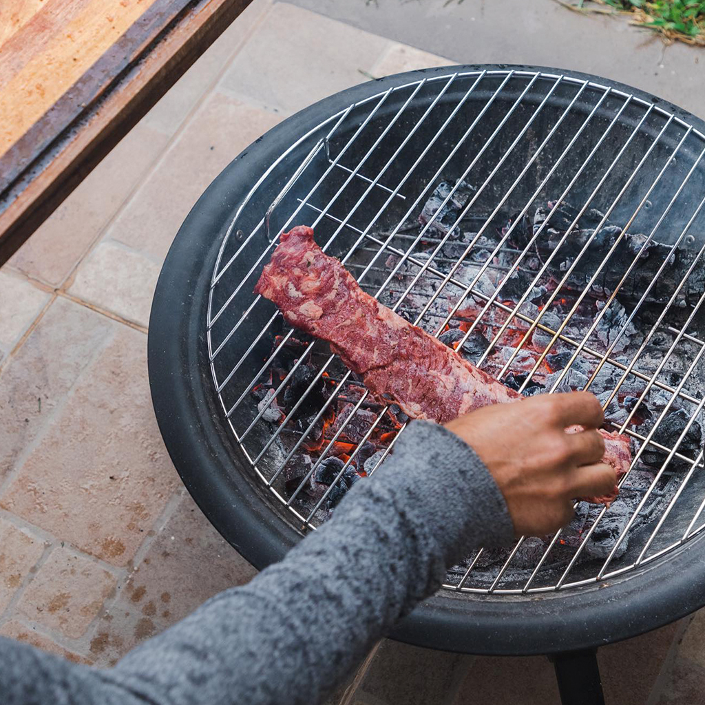 Fogonero plegable Pampa con protector de chispas - BBQ Grill