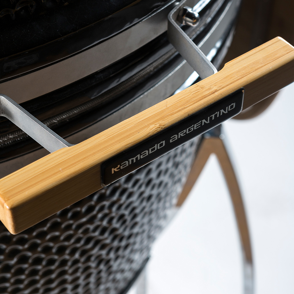 Parrilla horno Kamado "GRAN ASADOR PATAGÓNICO, Negro" - Kamado Argentino