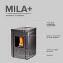 Calefactor alto rendimiento a Pellet Mila+ - Bosca