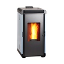 Calefactor alto rendimiento a pellet Hera+ Azul