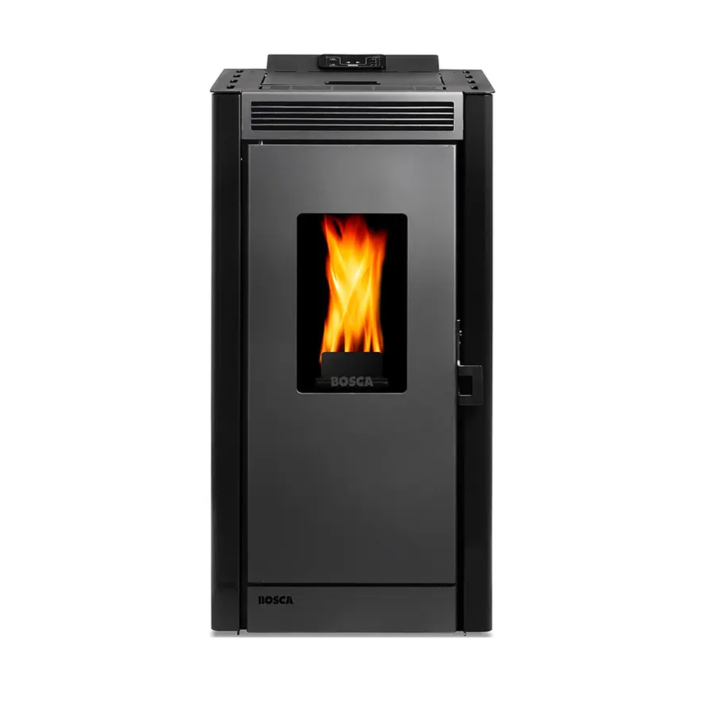 Calefactor alto rendimiento a Pellet Black Vision Negro - Bosca