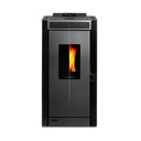 Calefactor alto rendimiento a Pellet Black Vision Negro - Bosca