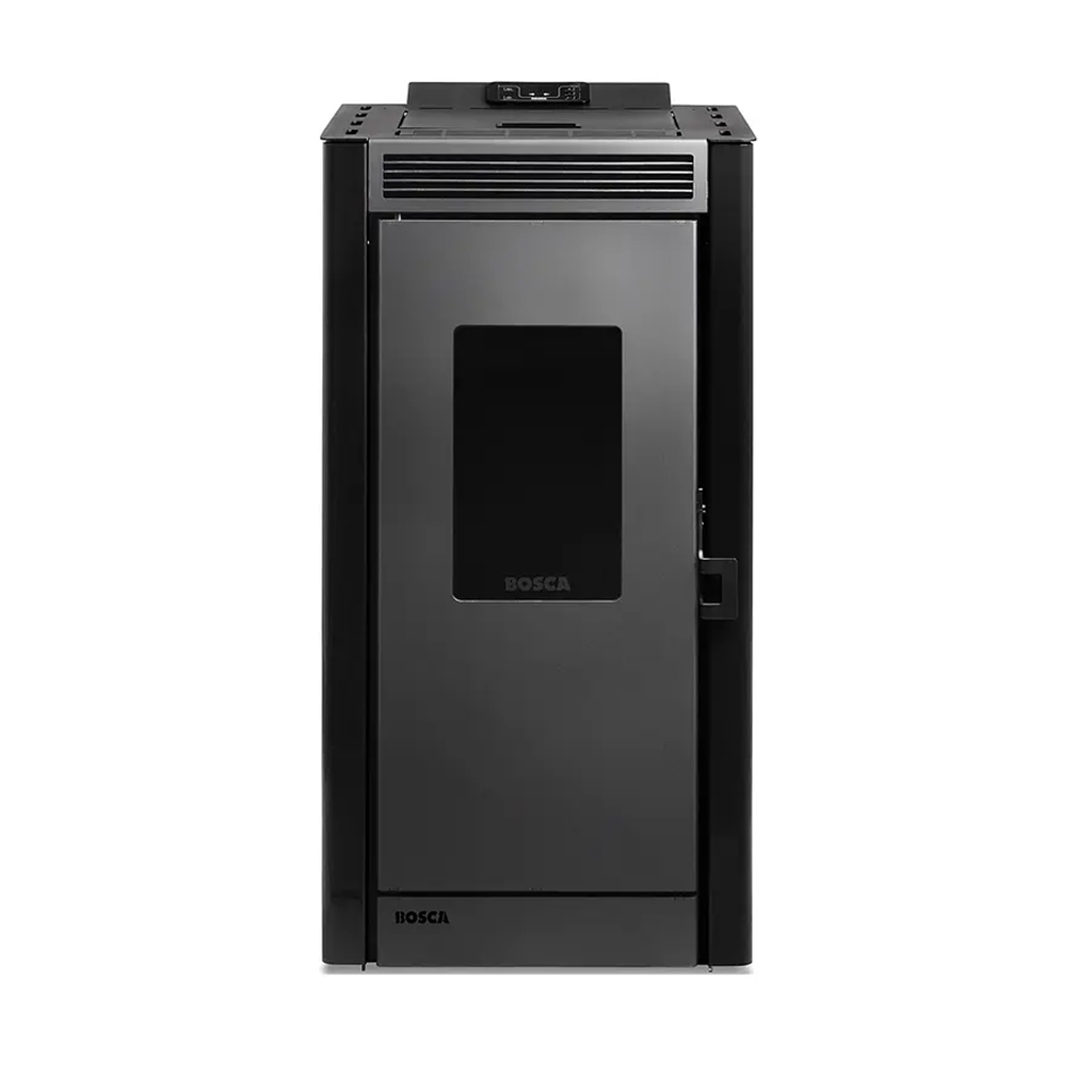 Calefactor alto rendimiento a Pellet Black Vision Negro - Bosca