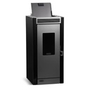 Calefactor alto rendimiento a Pellet Black Vision Negro - Bosca