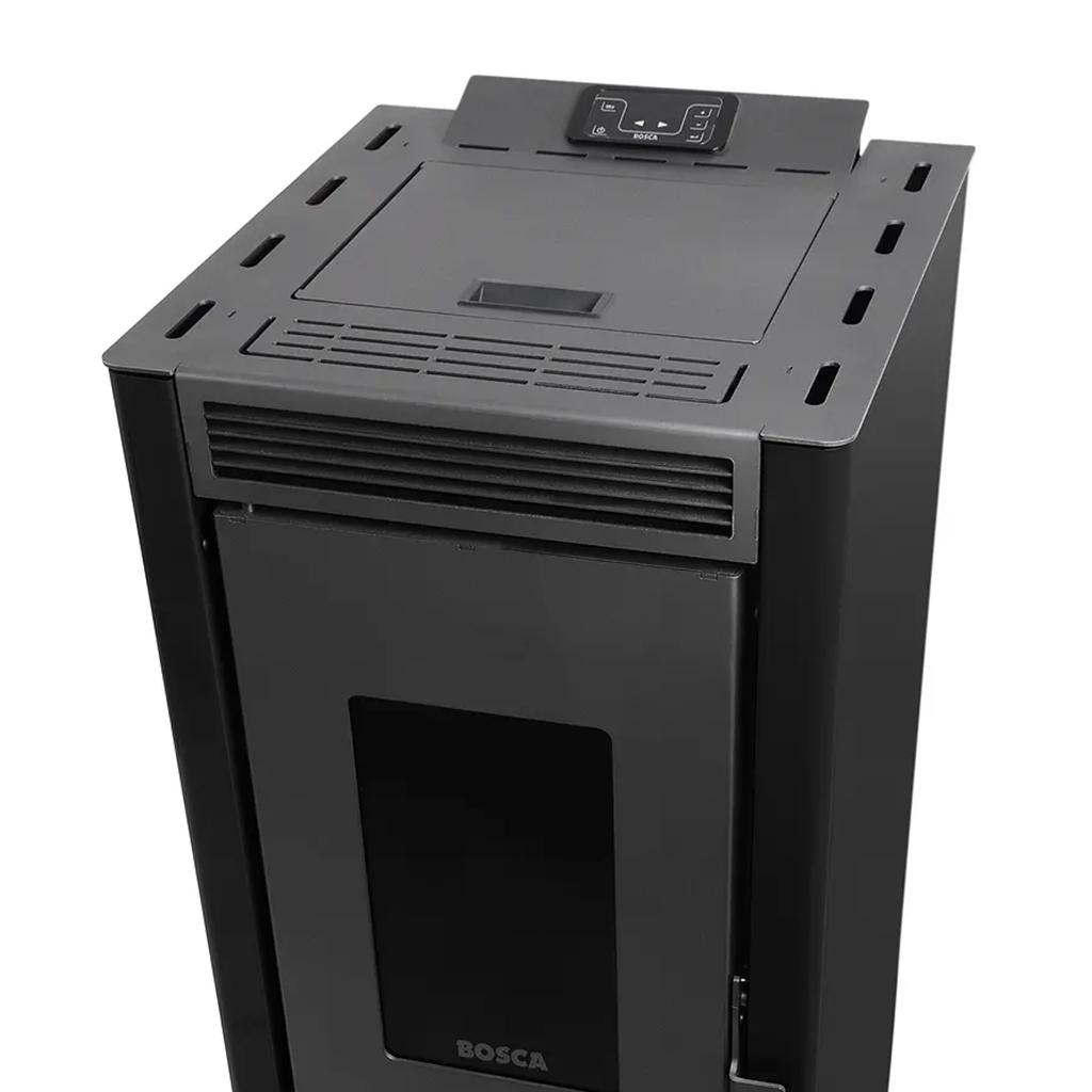 Calefactor alto rendimiento a Pellet Black Vision Negro - Bosca