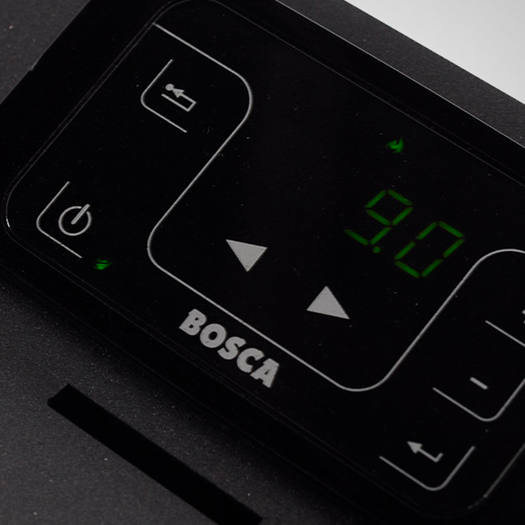 Calefactor alto rendimiento a Pellet Black Vision Negro - Bosca