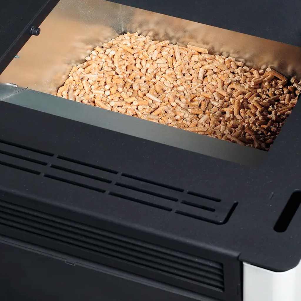 Calefactor alto rendimiento a Pellet Black Vision Negro - Bosca