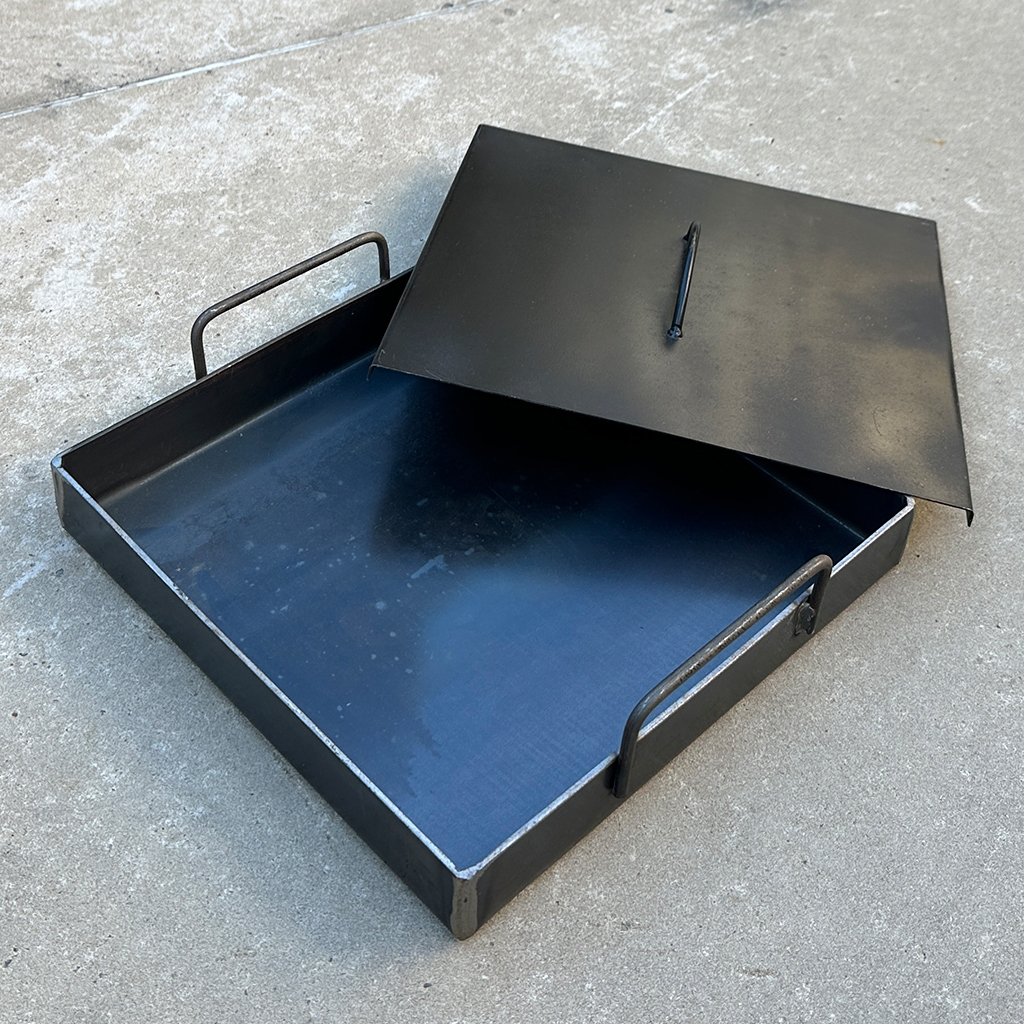 Plancha bifera 30x30 con tapa