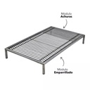 Parrilla modular hierro 70 x 50