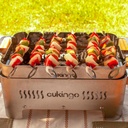 Brochetera inoxidable