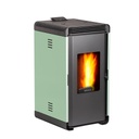 Calefactor alto rendimiento a pellet Hera+ Verde