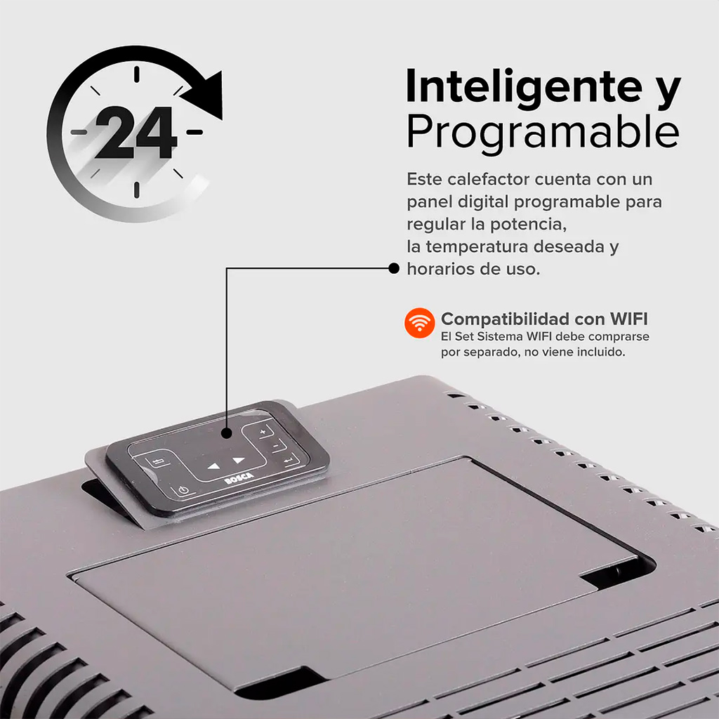 Calefactor alto rendimiento a pellet Hera+ Rojo