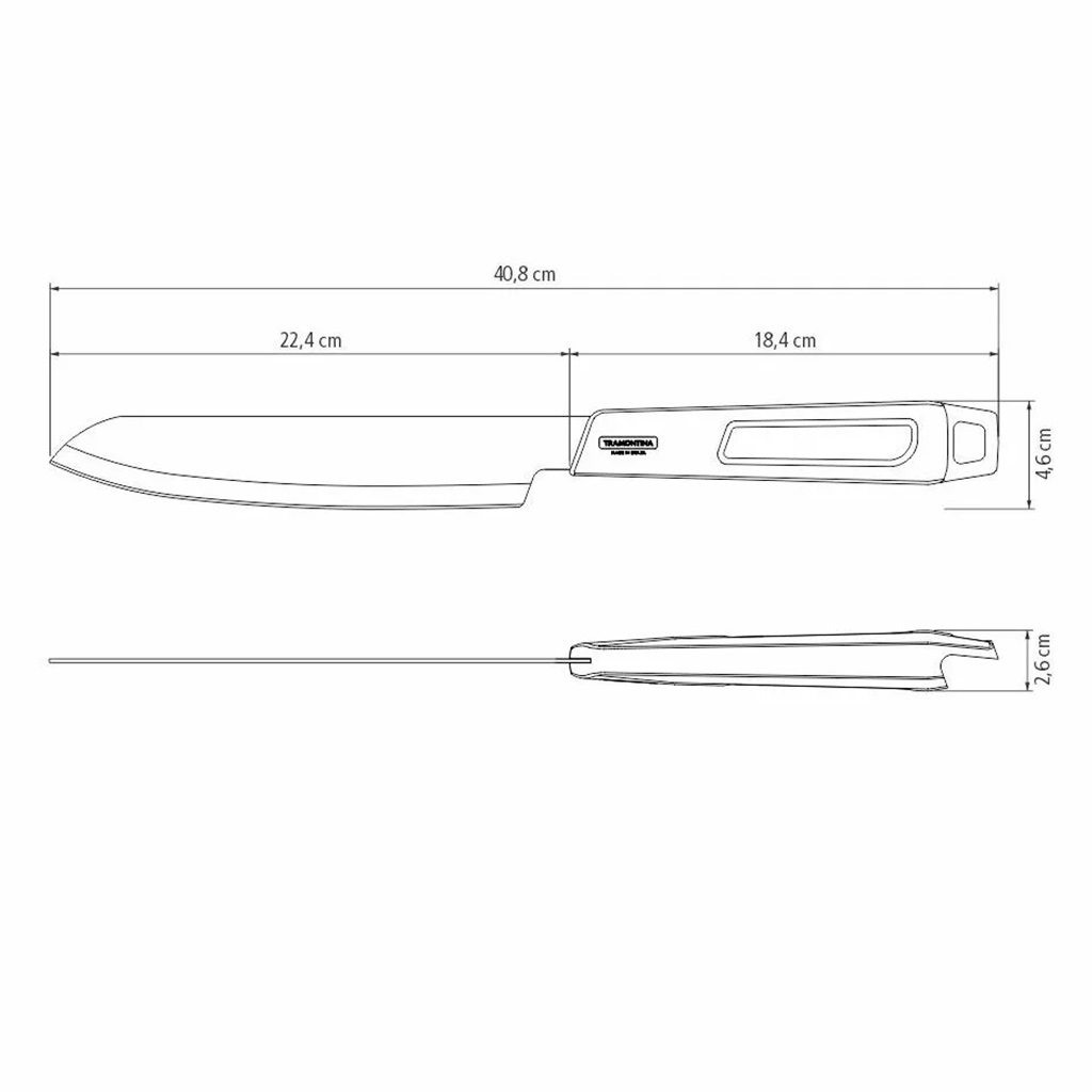 Cuchillo para asador 8"