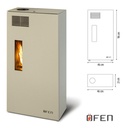 Calefactor, estufa, a pellet Mini Winzig- Öfen