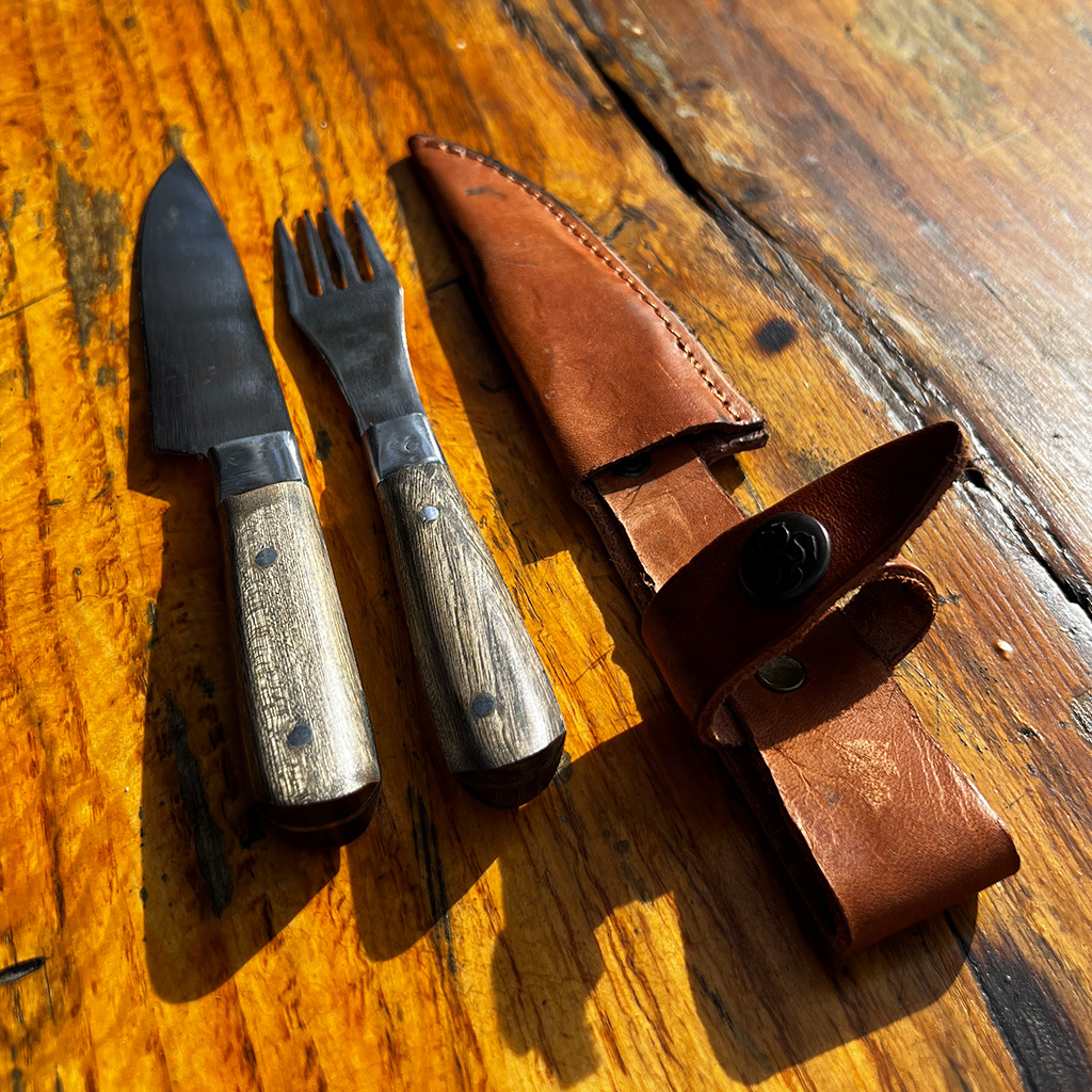 Juego de cuchillo y tenedor Eco
