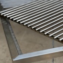 Parrilla de pie con patas de 80 x 60 Inoxidable - Artinox