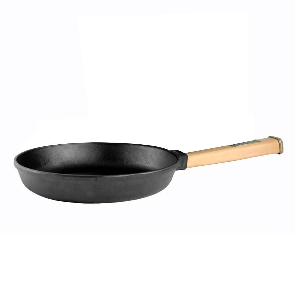 Sartén de hierro fundido mango de madera 20cm - Brizoll
