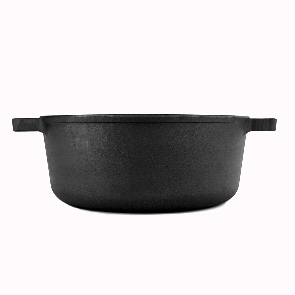 Cacerola hierro fundido 6 lts con tapa sárten