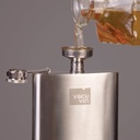 Petaca con embudo Inox