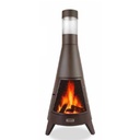 Fogón de exterior a leña con chimenea - BBQ Grill