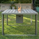 Mesa alta con fogonero Kassel - Öfen