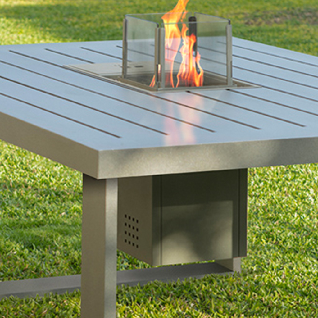 Mesa alta con fogonero Kassel - Öfen