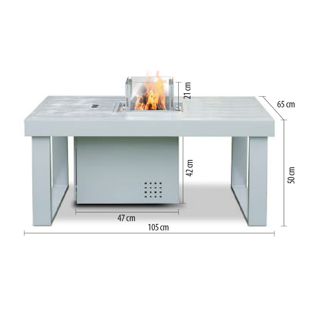 Mesa ratona con fogonero Kassel - Öfen