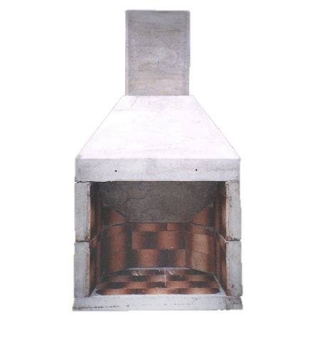 Hogar premoldeado n° 6 esquinero