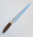 Cuchillo artesanal nº 2 filetero. mango madera