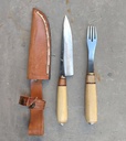 Juego cuchillo y tenedor nro. 2