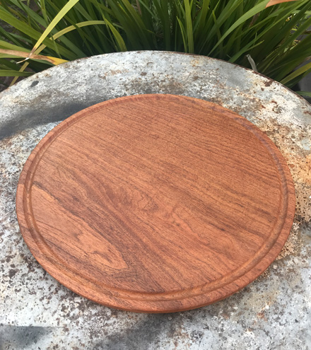 Pizzera de madera de Algarrobo - 35 cm