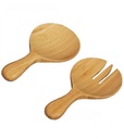 Set de cucharas de bamboo cortas