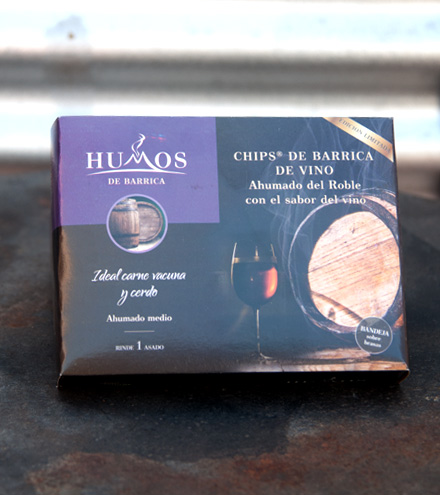 Astillas de leña para ahumar de Barrica de Vino