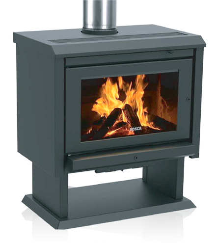 Calefactor alto rendimiento Gold negro 800 - Bosca