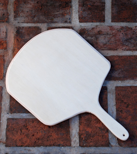 Pala de mano para horno corta