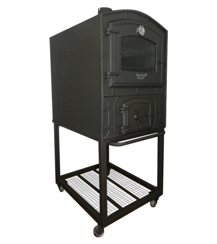 Horno portátil a leña con puerta de vidrio - FilFer