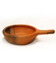 Wok de barro con mango 24 cm
