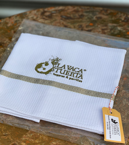 Repasador nido de abejas verde