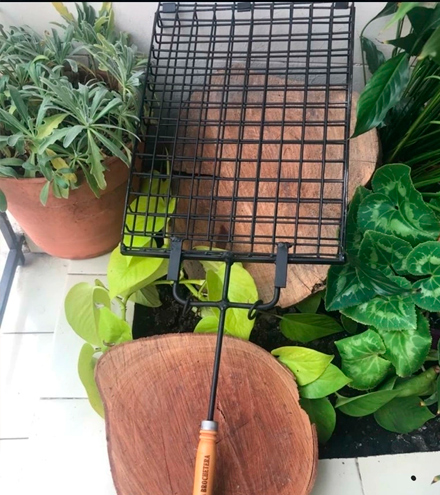 Brochetera hierro XXL, parrilla XXL