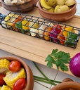 Brochetera enlozada común, parrilla