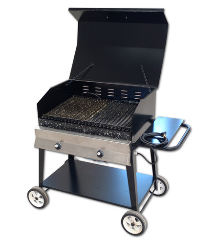 Parrilla eléctrica sin puertas